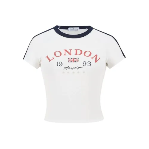 PLANE DRIFT Белая Женская Футболка