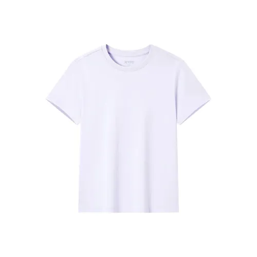 XTEP T-Shirt Пыльно-серый Марля Фиолетовый Подростки