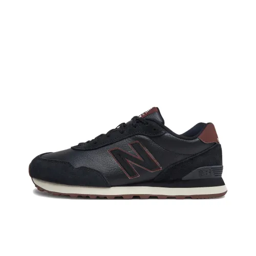 New Balance NB 515 Устойчивый к истиранию Низкий Топ Casual Мужской Черный