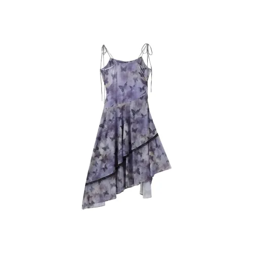 COMMA GIRL Фиолетовый Женские Слиплатья