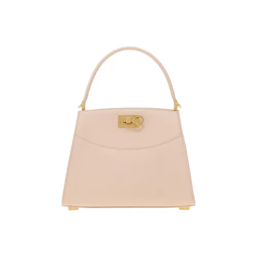 FERRAGAMO Studio Телячья кожа Одно плечо Сумка Мини Женская Балетный розовый