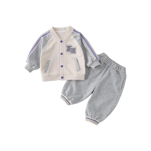 XiaoJinBu Повседневная спортивная одежда 2 предмета комплект для малышей и детей дошкольного возраста