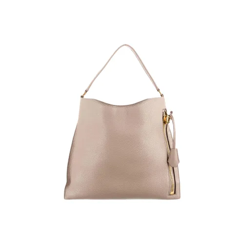 TOM FORD Alix Телячья кожа Одно плечо Сумка Большая Женская Светло-розовая