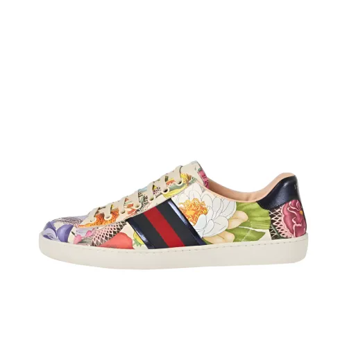 GUCCI Ace Low Топ Скейтборд Кроссовки Мужские Многоцветные