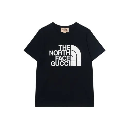 Gucci X The North Face Черные Женские Футболки
