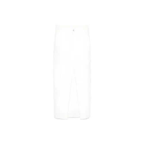 BRUNELLO CUCINELLI SS25 Повседневный Длинный Юбка Женская Белая