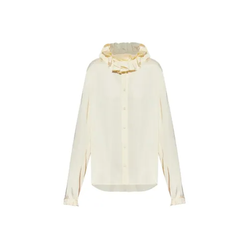 JIL SANDER Светло-желтые Женские Рубашки