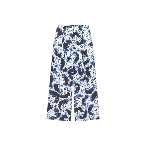 DRIES VAN NOTEN Синие Женские Повседневные Брюки