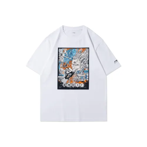 LINING Sports Fashion Collection Т-Рубашка Мужская Белая