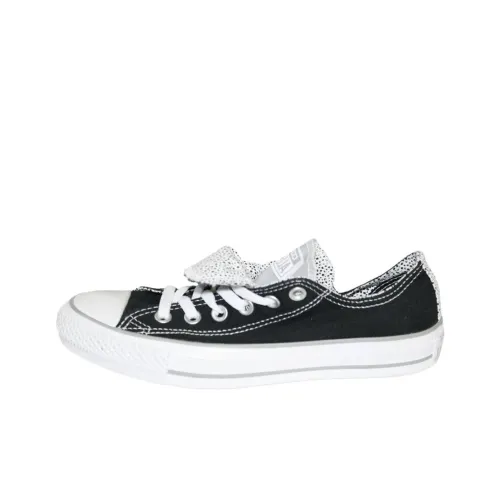 Converse Chuck Taylor All Star Износостойкие Низкие Кеды Мужские Черно-Белые