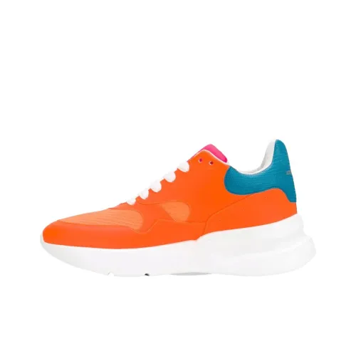Alexander McQueen Runner SNEAKER Низкий Топ Повседневная обувь Мужская Оранжевая