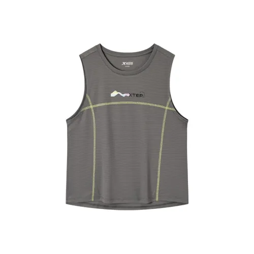 XTEP Майка SS25 Oyster Gray Подростки