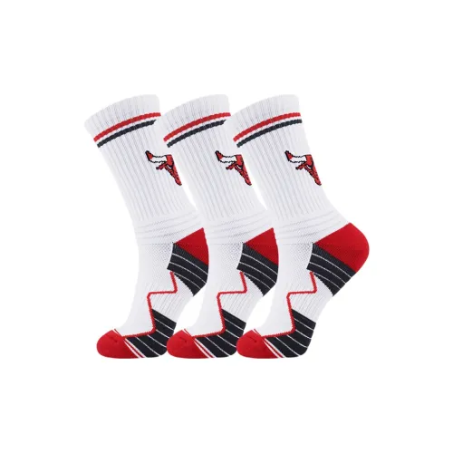 NBA Lakers Bulls Баскетбольные носки Мужские упаковка из 3 пар