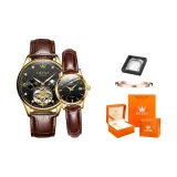 Ремень Золото, Корпус Черный, Циферблат Черный.