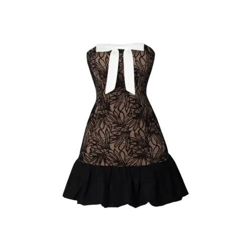 COHX Черные Женские Платья без рукавов