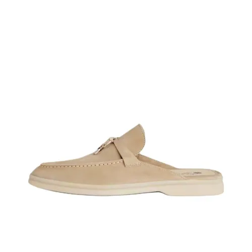 Loro Piana Домашние тапочки Женские Бежевые