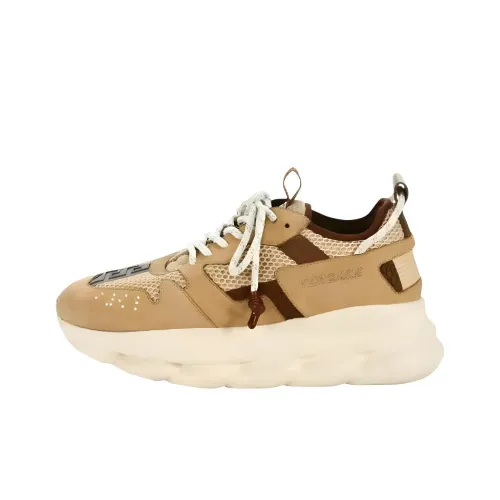 VERSACE CHAIN REACTION 2 Low Топ Повседневная обувь Мужская Светлый Умбра