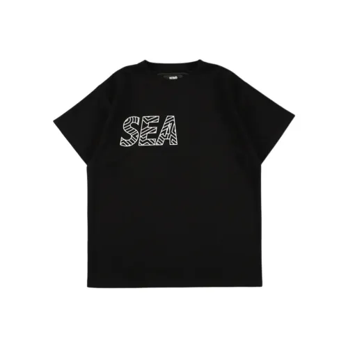 WIND AND SEA x Albino Preto SS25 T-Shirt Унисекс