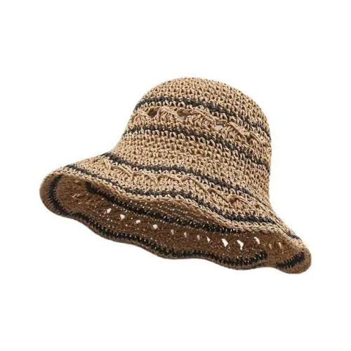 BOOLFEN Шляпы ведра из соломенной плетени Женские