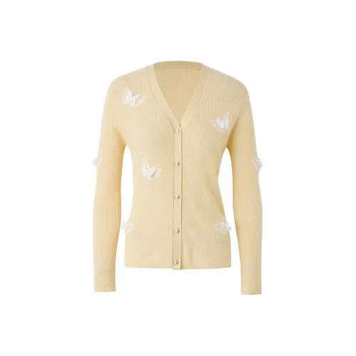 EIMISMOSOL Желтые Женские Свитеры