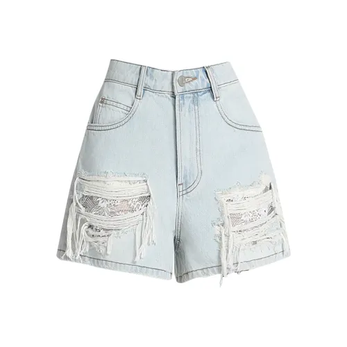BRN MX 3116 Светло-синий Женские Джинсовые шорты