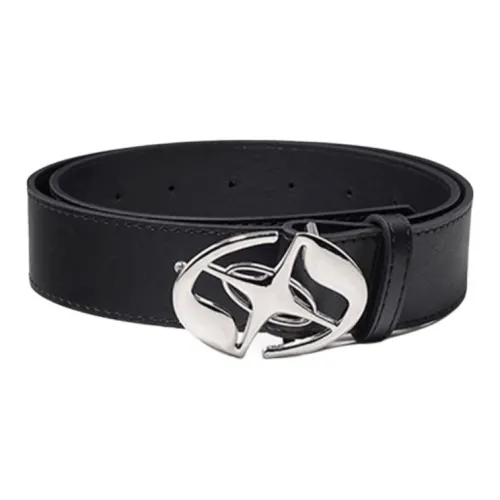 CARDANRO Ремни из ПУ (полиуретана) кожа унисекс 3,7 см