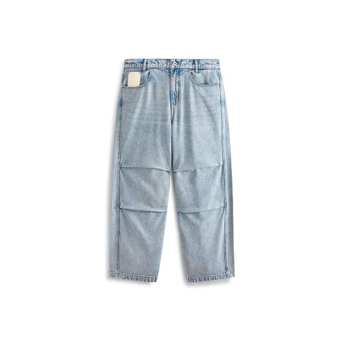 PEACEBIRD MEN Laisle Внутренний шов Джинсы с широкими штанинами Мужские