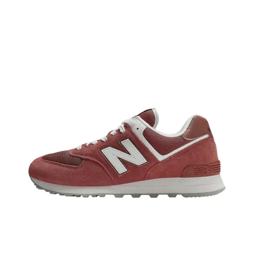 New Balance NB 574 Устойчивый к истиранию Низкий Топ Повседневная обувь Мужская Красная