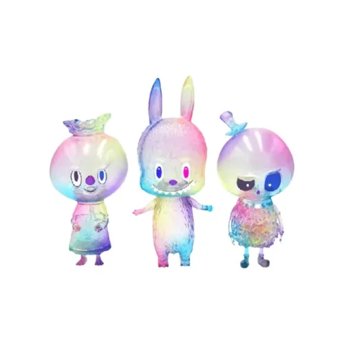 POP MART THE MONSTERS LABUBU Spooky X Tycoco, Модная Фигурка, Радужный Набор