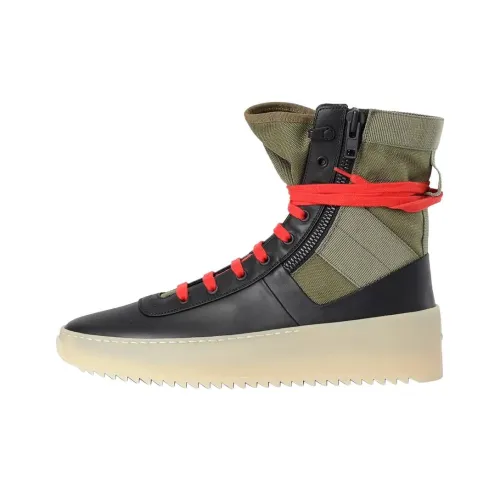 Fear of God ботинки Martin черные зеленые мужские