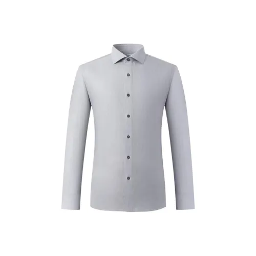 Camicissima Men's Medium Gray Shirts Camicissima Мужские Рубашки Средне-Серого Цвета