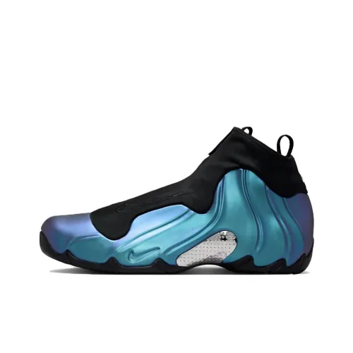 Nike Air Flightposite Винтажные баскетбольные кроссовки MID Топ Черный Синий Мужской
