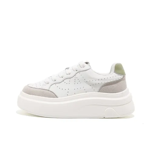 DAPHNE Аbrasion Resistant визуально увеличивает рост Низкие Кроссовки для скейтбординга Женские