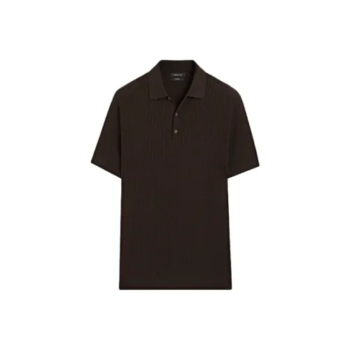 Massimo Dutti Коричневая Мужская Поло