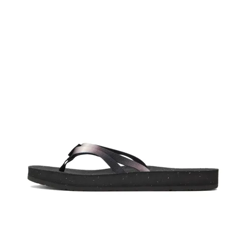 Teva Reflip Аbrasion Resistant Шлепанцы Женские Черные