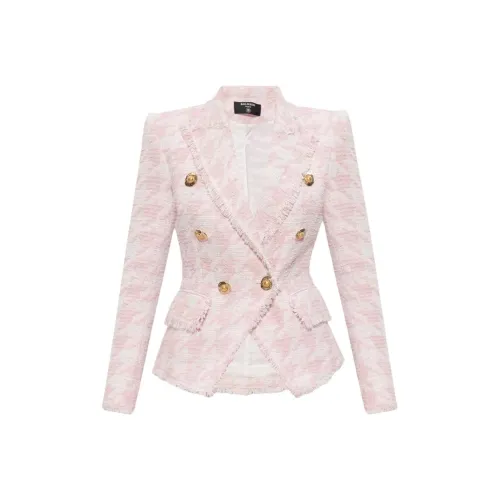 BALMAIN SS25 Бизнес-костюм Пальто Женское