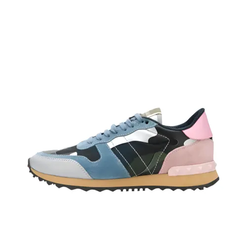 Valentino Rockstud Low Топ Повседневная обувь Женская Синяя