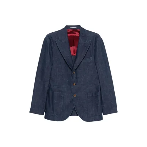 BRUNELLO CUCINELLI Denim Jacket Men's Blue