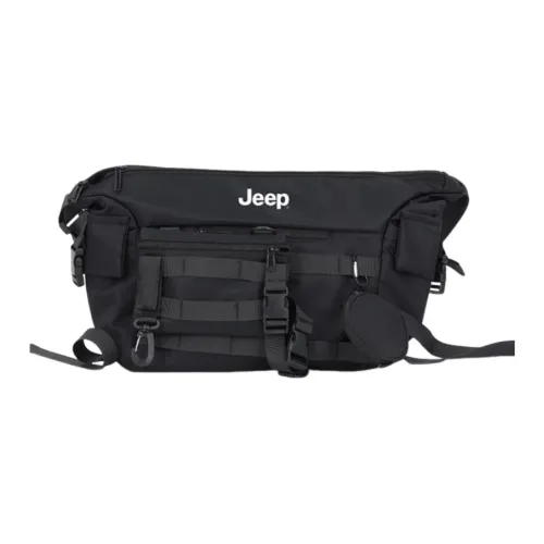 JEEP Сумка через плечо Черная Мужская