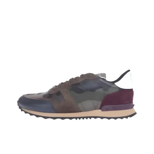 Valentino Rockrunner Low Топ Повседневная обувь Мужская Зеленая