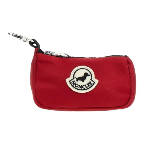 Moncler Satin Thread Clutch Unisex Red Монклер Сатин Твид Клатч Унисекс Красный