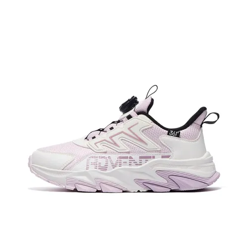 361°KIDS Устойчивый к истиранию Легкий Амортизация Низкий Топ Casual Frost Розовый Перо Белый Детский