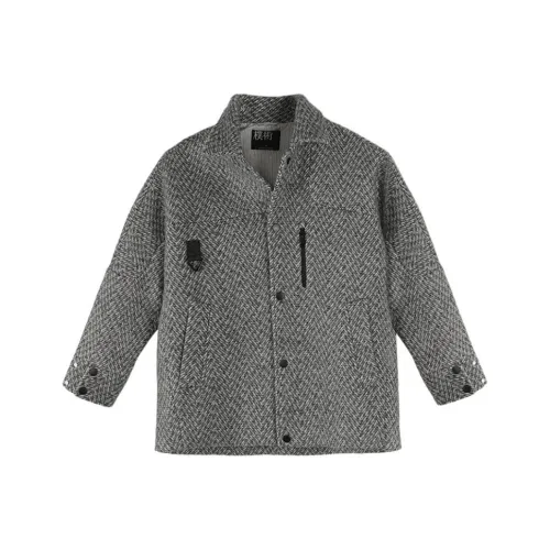 PUSH HZC Серый Мужской Пальто