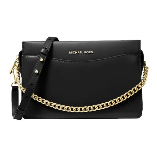 MICHAEL KORS Jet Set Коровья кожа Сумка через плечо Женская Черная