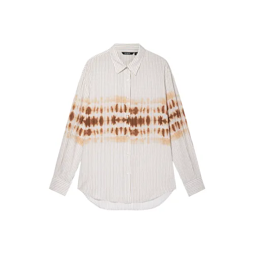 Desigual Апельсиновые Женские Рубашки