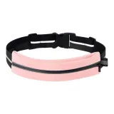 Розовая беговая сумка