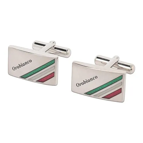 Orobianco Латунь, Покрытие Родий, Металлические Запонки Мужские