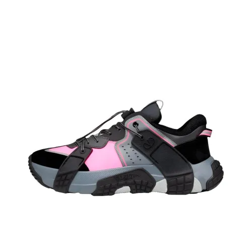 Valentino VLTN Wod Low Топ Повседневная обувь Мужская Черный Розовый