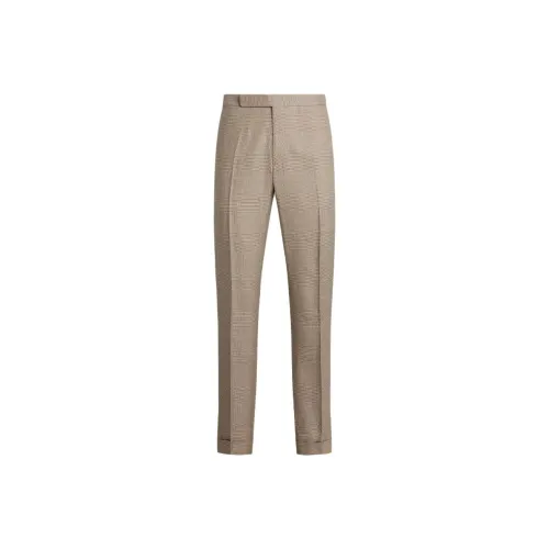 Ralph Lauren Purple Label Песочный Мужской костюмные брюки