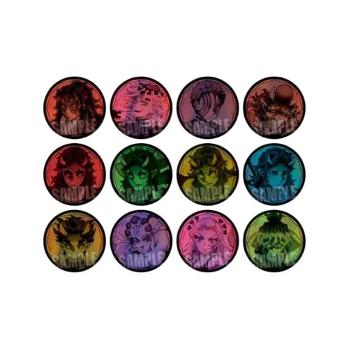 March·Monster Demon Slayer Кимэцу но Яйба Аказа Полудемон Даки Значки